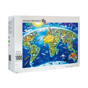 Puzzle Carte Du Monde 1000 Pièces | La Carte Du Monde